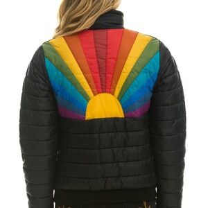 🔥AVIATOR NATION SUNBURT JACKET BLACK NWT🔥